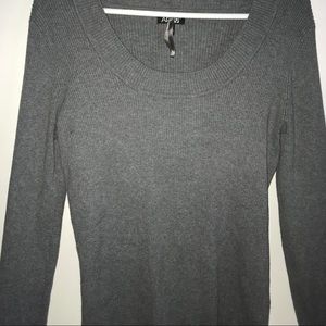 Professional Gray Long-Sleeve